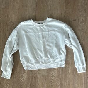 White Crewneck Sweatshirt